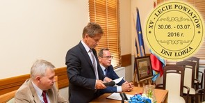 Uroczysta sesja Rady Powiatu w Łobzie