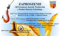 III Powiatowe Zawody Wędkarskie o Puchar Starosty Łobeskiego