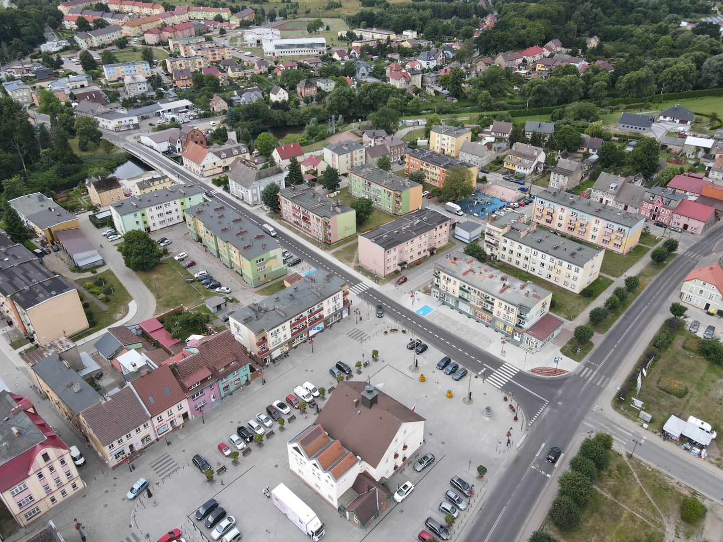 Otwarcie ulicy Jedności Narodowej w Resku 30.07.2020