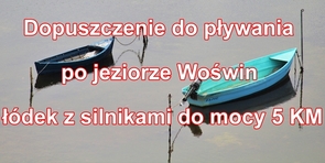 Łódką z napędem spalinowym popływasz po Woświnie!