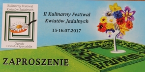 II Kulinarny Festiwal Kwiatów Jadalnych 