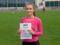 Agata Pieróg IV zawodniczką Mistrzostw Polski Młodzików w Lekkiej Atletyce