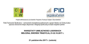 Warsztaty Umiejętności Liderskich 21-22.10.2017 r.