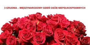 3 grudnia -  Międzynarodowy Dzień Osób Niepełnosprawnych