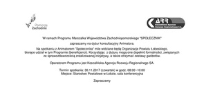 Zaproszenie na dyżur konsultacyjny Animatora