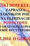 Eliminacje Powiatowe konkursu recytatorskiego