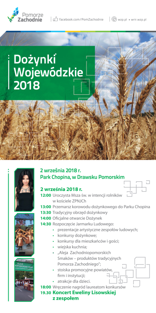 Dożynki Wojewódzkie w Drawsku Pom.