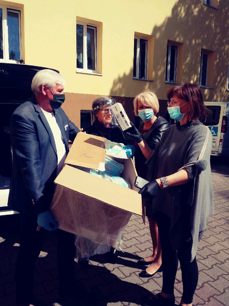 Środki ochrony osobistej dla DPS Resko 08.05.2020