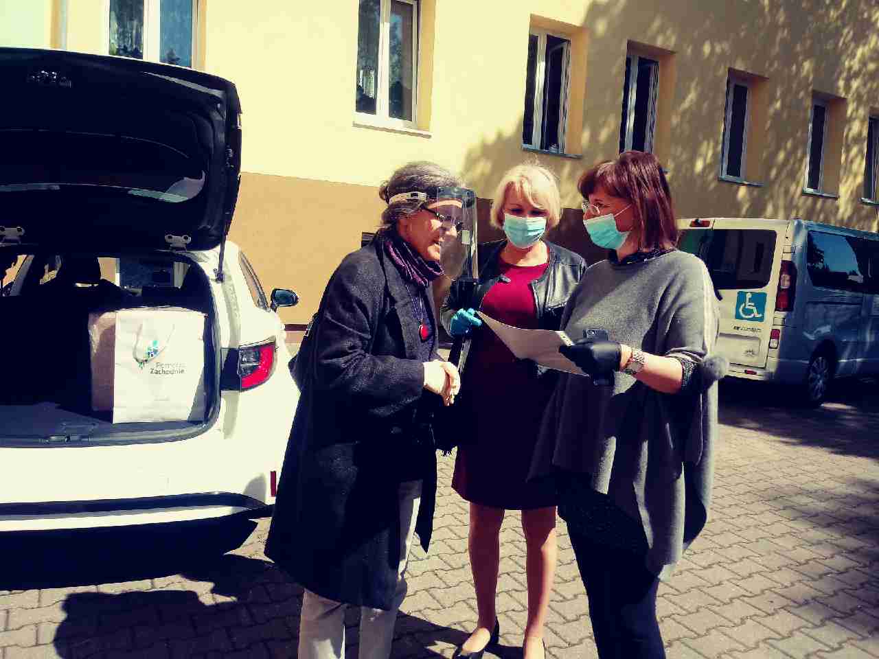 Środki ochrony osobistej dla DPS Resko 08.05.2020