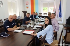Posiedzenie Powiatowego Zespołu Zarządzania Kryzysowego 07.06.2018