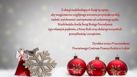 Życzenia z okazji nadchodzących Świąt Bożego Narodzenia