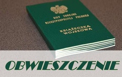 Obwieszczenie o kwalifikacji wojskowej 