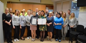 Wyróżnienie dla Powiatowego Urzędu Pracy w Łobzie 05.04.2019