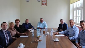 Delegacja Powiatu Łobeskiego z wizytą u Burmistrza Nowogardu 14.05.2019