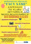 Spółdzielnia Socjalna "TACY SAMU" zaprasza do Klubu Aktywnych Niepełnosprawnych