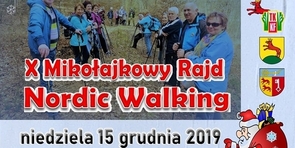 X Mikołajkowy Rajd Nordic Walking 15.12.2019