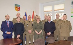 Podziękowania dla Patrolu Saperskiego nr 4 z 2. Brygady Zmecjanizowanej Legionów im. Marszałka Józefa Piłsudksiego w Złocieńcu