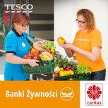 20 ton żywności od Tesco dla potrzebujących 