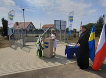 Uroczyste zakończenie inwestycji budowy sieci wodnokanalizacyjnej w Runowie Pomorskim