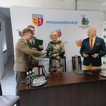 Podpisanie listu intencyjnego w sprawie pozyskania środków na budowę mostu w okolicach Bełcznej