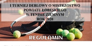 I Turniej Deblowy o Mistrzostwo Powiatu Łobeskiego w Tenisie Ziemnym Rok 2020