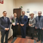 Jubileusz 25 - lecia pracy zawodowej  Pani Katarzyny Kuzon Dyrektor Domu Dziecka w Łobzie