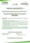 XX EDYCJA PROGRAMU STYPENDIÓW POMOSTOWYCH