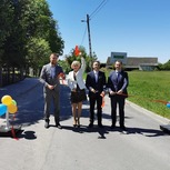 Uroczyste otwarcie przebudowanego odcinka drogi Tucze - Dobropole