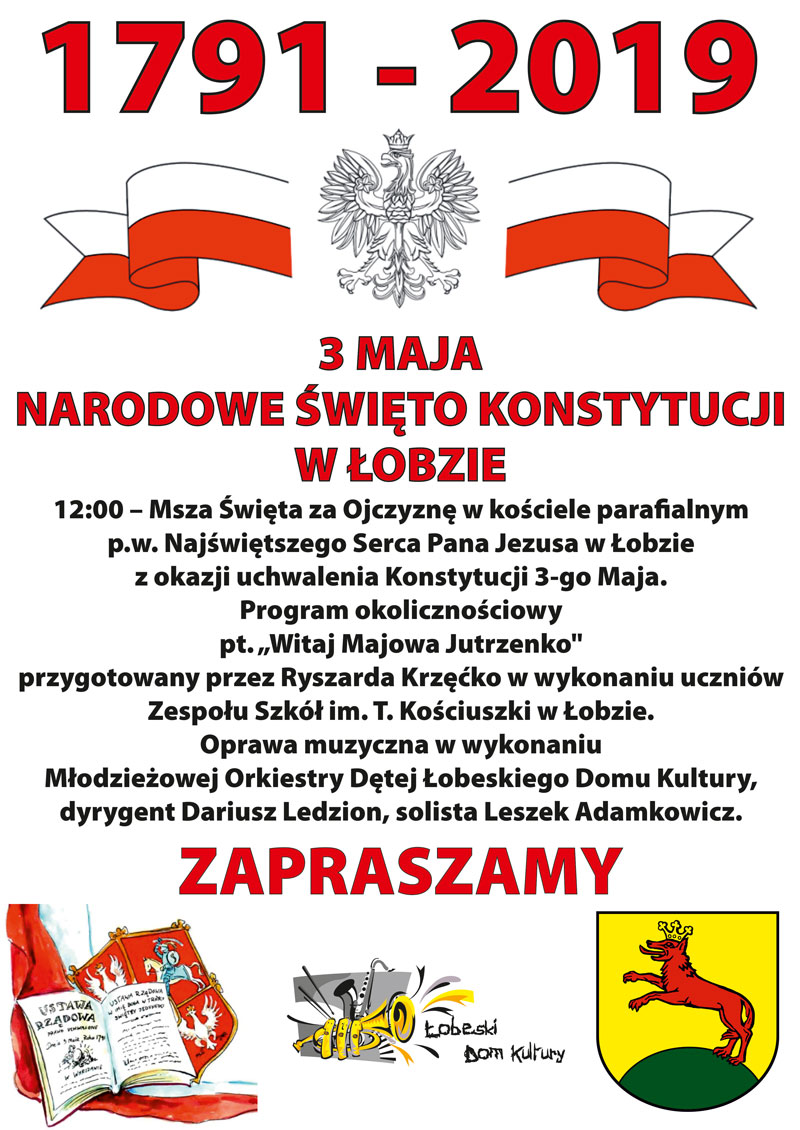 3 maja w Łobzie 2019