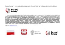 Poznaj Polskę” – wycieczki szkolne dla uczniów Zespołu Szkół im. Tadeusza Kościuszki w Łobzie.