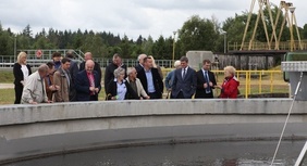 Otwarcie zmodernizowanej i rozbudowanej oczyszczalni ścieków w Łobzie 19.06.2015