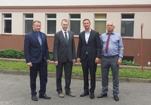 Wizyta Marszałka Województwa Zachodniopomorskiego w Reskim szpitalu. 
