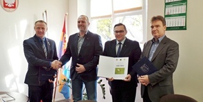 Podpisanie porozumienia dotyczącego projektu "Stokrotka"