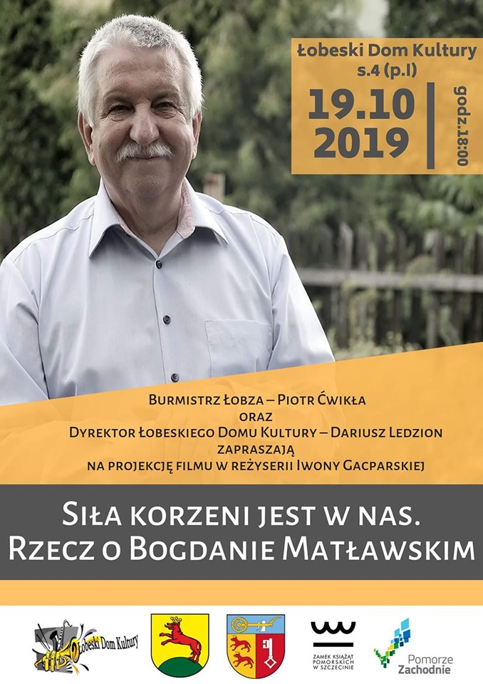 Projekcja filmu o Bogdanie Matławskim 19.10.2019