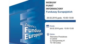 Mobilny Punkt Informacyjny Funduszy Europejskich 