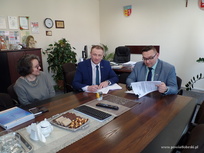 Spotkanie dotyczące podpisania partnerskiego projektu" Podniesienie jakości i dostępności usług społecznych poprzez transfer modelu działania Centrum dla Rodzin"