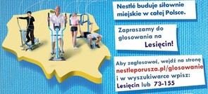 Zagłosuj na Lesięcin w programie „Nestlé porusza Polskę”. 