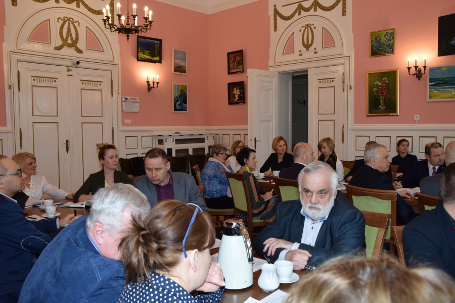 Spotkanie Partnerów Kontraktu Samorządowego Strefy Centralnej w Starostwie Powiatowym w Drawsku Pomorskim.