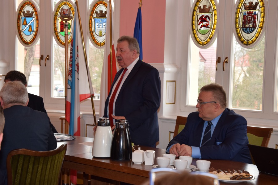 Spotkanie Partnerów Kontraktu Samorządowego Strefy Centralnej w Starostwie Powiatowym w Drawsku Pomorskim.