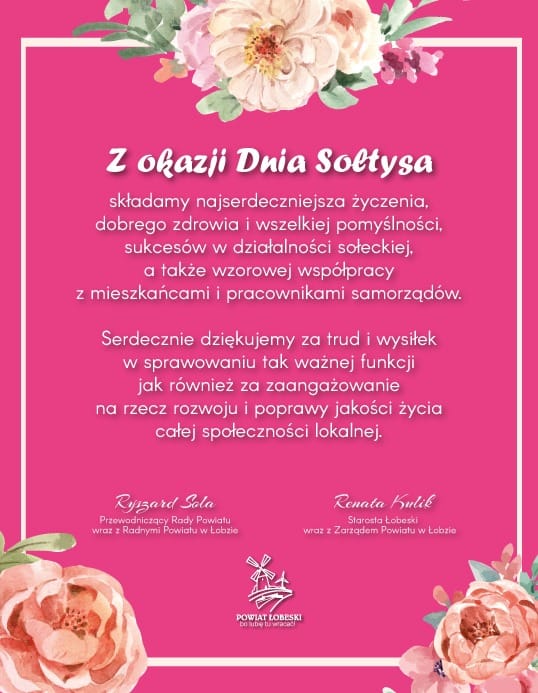 życzenia  z okazji dnia sołtysa