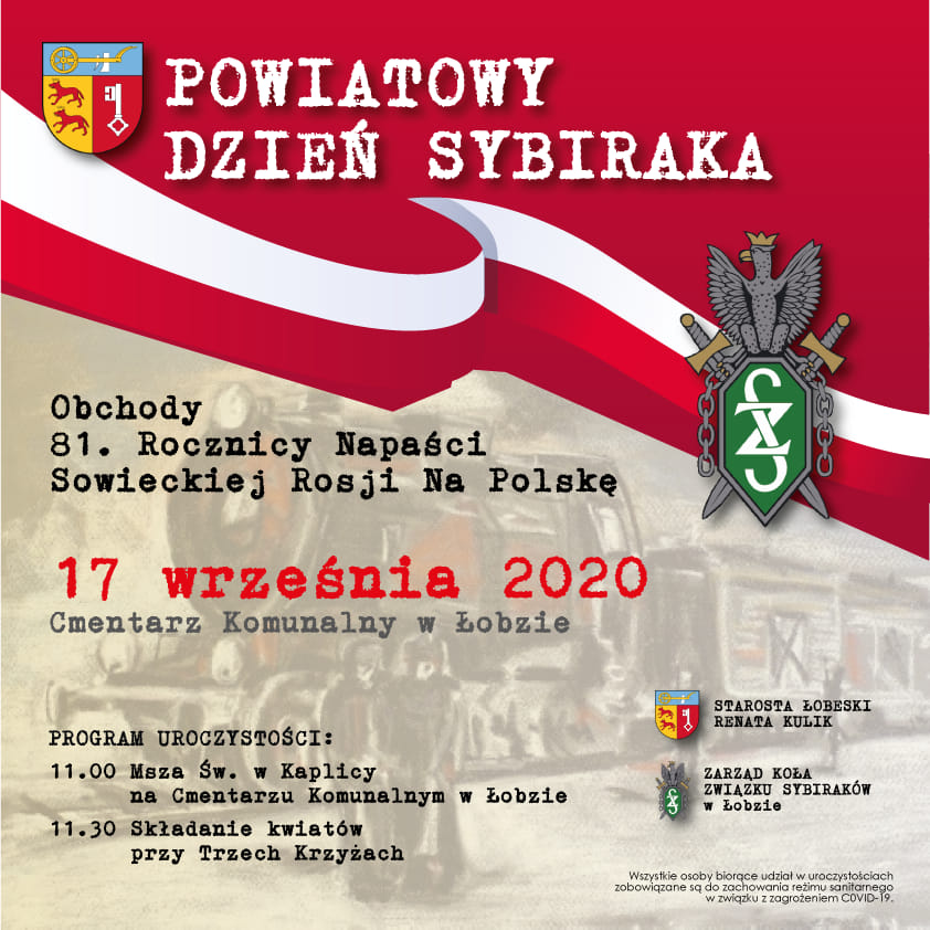 Powiatowy Dzień Sybiraka 17.09.2020