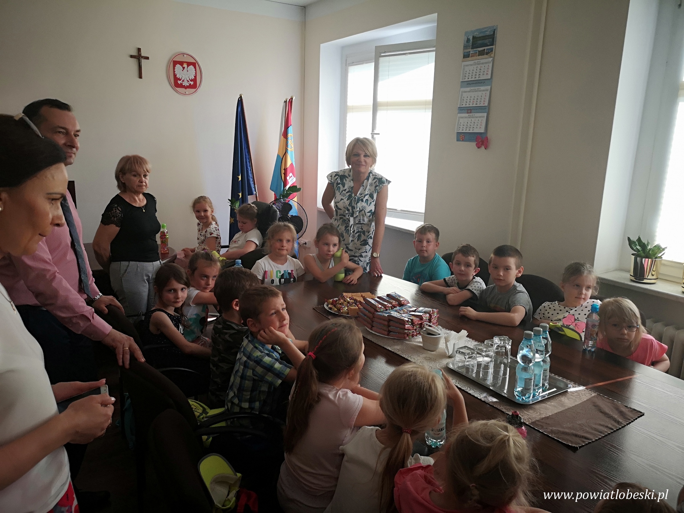 Z samorządem za Pan Brat - Przedszkolaki z Reska z wizytą u Starosty. 04.06.2019