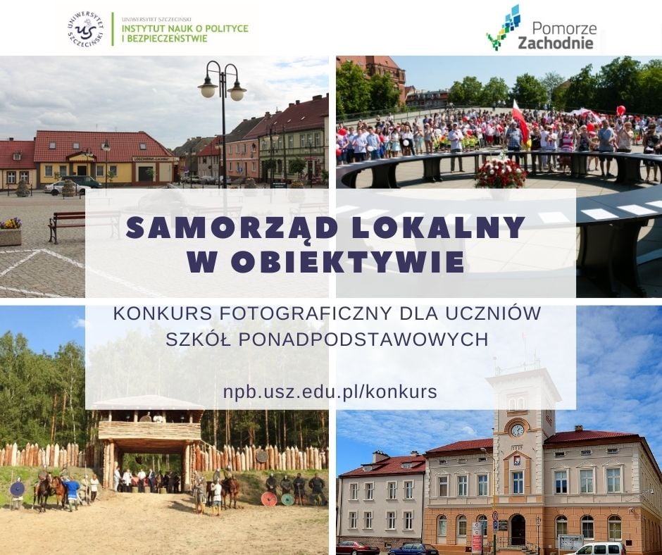 plakat konkurs plastyczny ,,samorząd lokalny w obiektywie''