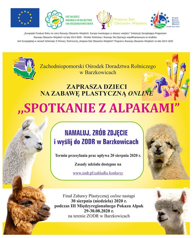 Konkurs plastyczny Spotkanie z Alpakami