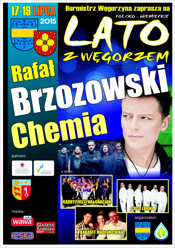 Lato z Węgorzem 2015 - plakat
