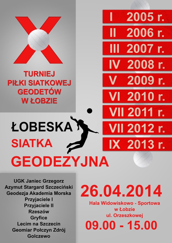 Łobeska Siatka Geodezyjna 26.04.2014 r.