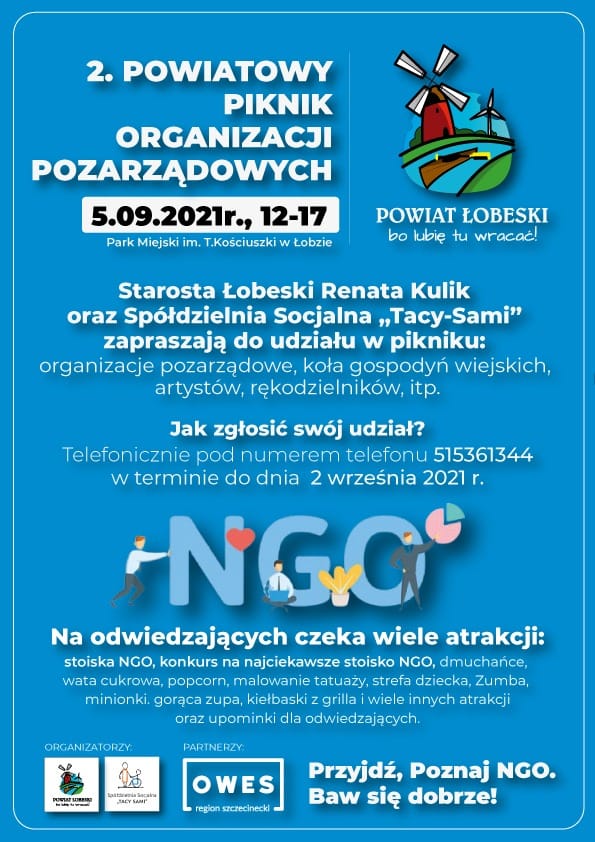 plakat dotczący 2 powiatowego pikniku ngo