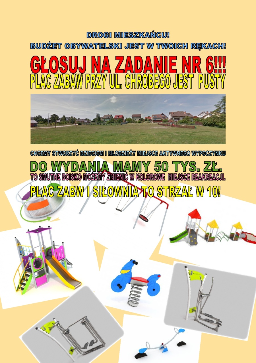 plac zabaw przy ul. Chrobrego