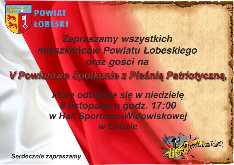 V Powiatowe Spotkanie z Pieśnią Patriotyczną