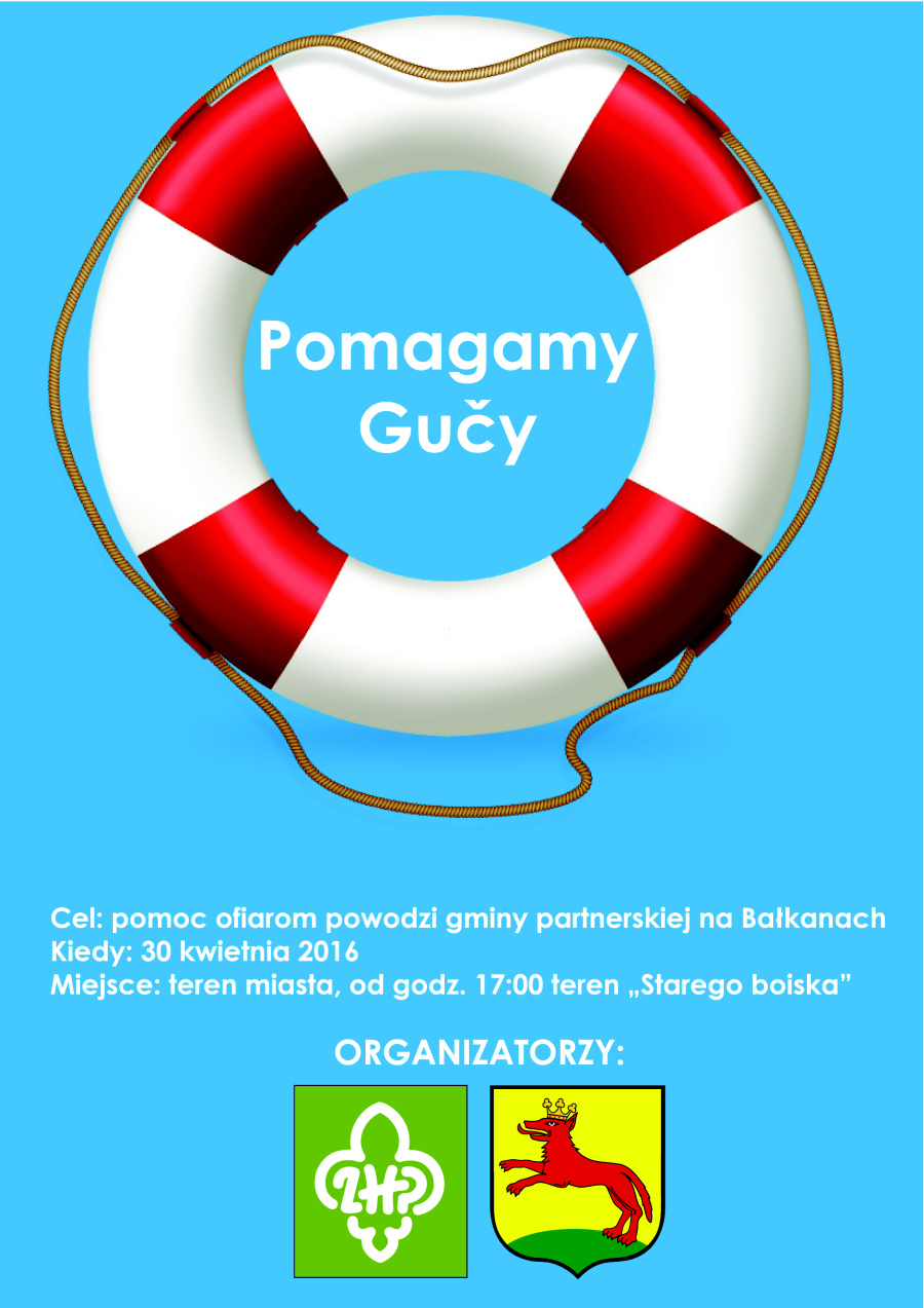 Plakat - Pomagamy Guca
